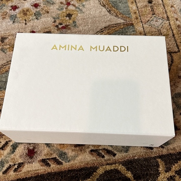 Amina Muaddi Brand New heals in Box - Picture 7 of 7